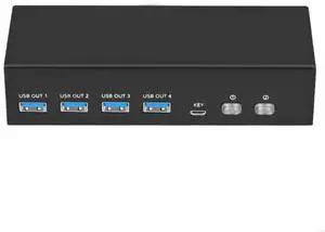 8K KVM Switcher Computers Monitors KVM Switcher 2 in 2 Out Computers Sharing