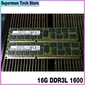 1Pcs M393B2G70EB0-YK0Q2 16GB 2RX4 PC3L-12800R ECC For Server Memory 16G DDR3L 1600