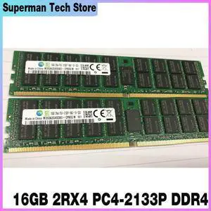 1Pcs M393A2G40DB0-CPB0Q For RAM Server Memory 16GB 2RX4 PC4-2133P DDR4