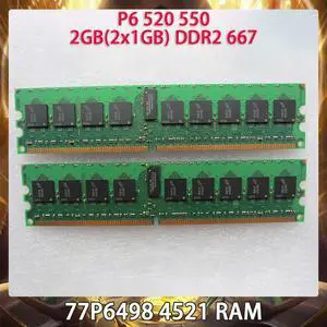 Server Memory 77P6498 4521 P6 520 550 2GB(2x1GB) DDR2 667 RAM