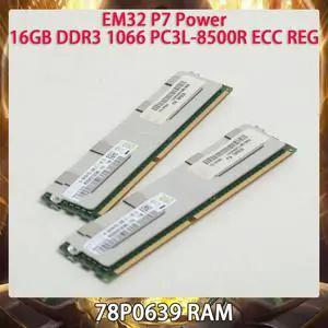Server Memory 78P0639 EM32 P7 Power 16GB DDR3 1066 PC3L-8500R ECC REG RAM