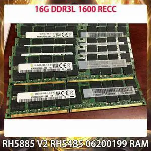 For RH5885 V2 RH5485 06200199 Server Memory 16GB DDR3L 1600MHz RECC 16G RAM