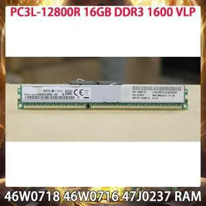 Server Memory 46W0718 46W0716 47J0237 PC3L-12800R 16GB DDR3 1600 VLP RAM