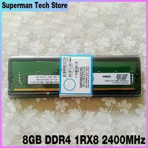 1Pcs SNP888JGC/8G For Server Memory 8G PC4-19200 RAM 2400 8GB DDR4 1RX8 2400MHz