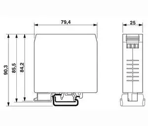 2794110 NEF 1- 3 Interference Filters For Phoenix EMC Filter DIN Rail Module