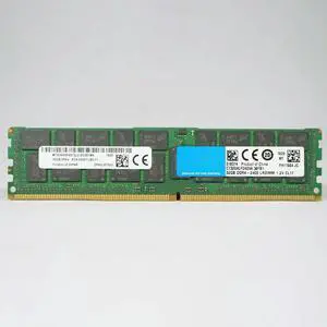 1PCS For MT RAM MTA36ASF4G72LZ-2G3B1 32GB 32G DDR4 2400 PC4-2400 2RX4 ECC LRDIMM Memory