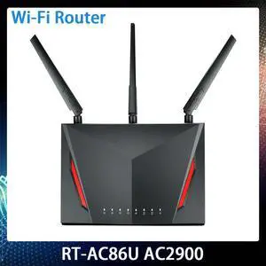 1600Mbps 4-Port Gigabit RT-AC86U AC2900 For Wi-Fi Router 2.4GHz/5GHz
