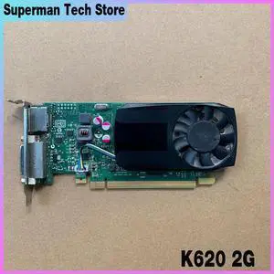 GPU For For Quadro K620 2G Pro-fessional Gra-phics Card 2D Design 3D Modeling Rendering 4K HD 12CM Baffles