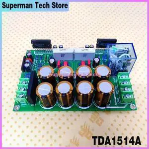 TDA1514A dual-channel Fever HiFi amplifier board 8.2×12.6cm TDA1514A dual-channel Fever HiFi amplifier board 8.2×12.6cm
