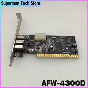 AFW-4300D For Advantech AFW-4300D SH94V-0E248779 Industrial Camera Vision Acquisition card 1394B AFW-4300