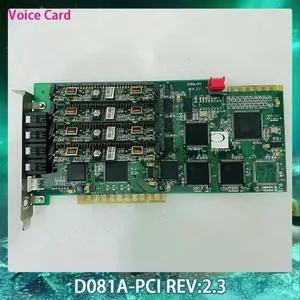 For DONJIN DONJIN-DN081A Voice Card With Four Modules D081A-PCI REV:2.3