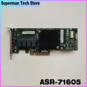 ASR-71605 1G HBA Passthrough array card 6G/s four-port expansion with 32 disk slots ASR-71605