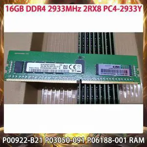 P00922-B21 P03050-091 P06188-001 16GB DDR4 2933MHz 2RX8 PC4-2933Y RAM For Server Memory