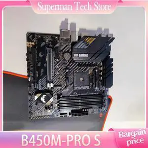 TUF GAMING B450M-PRO S Desktop Motherboard For AM4 Supprt R7 3700 5800x