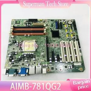 For Advantech Industrial Dual Network Motherboard AIMB-781QG2 AIMB-781 Rev A1