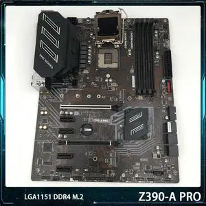 For Z390-A PRO Desktop Motherboard LGA1151 DDR4 128G M.2 SUPPORT I9 SATA3 USB3.1 ATX