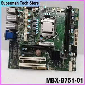 For Kondoct MBX-B751 Rev 1.10 Dual NIC ports for Industrial Motherboard MBX-B751-01