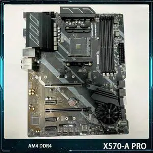 X570-A PRO For AM4 DDR4 128G PCI-E 4.0 M.2*2 SATA3 USB3.2 ATX PC Desktop Motherboard