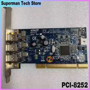 For NI America 3-Port 1394 Communication Data Acquisition DAQ Card PCI-8252 Switch control signal sensor