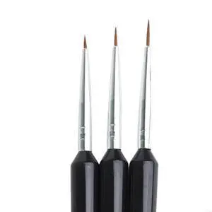 3PCS Art Brush Paint Pen Professional Striper Brush for Body/Face Paintings
