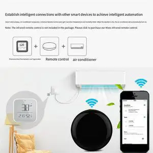 Bluetooth Mesh Light Brightness Thermometer Temperature Humidity Detector Detection Sensor Tuya App Control