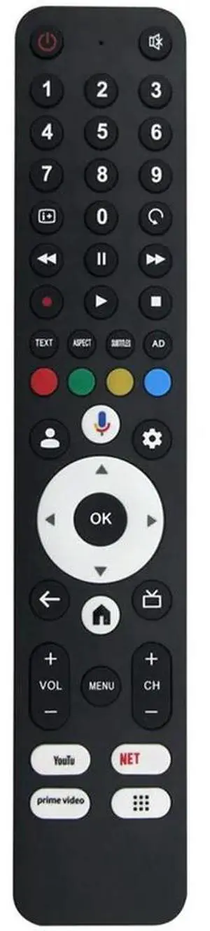 Replacement RC2101 Voice Remote Control For Sharp TV Models 4T-C50FJ1X 4T-C55FJ1X 4T-C65FJ1X 4T-C75FJ1X SH-V10 Spare Parts