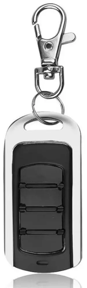 Keyfob Transmitter Universal Garage Door Remote Control 280-868Mhz Multifrequency Clone Gate Door Opener Duplicator Black
