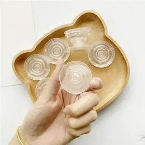 Transparent Round Foldable Grip Tok Socket Stretch Phone and Tablet Stands Finger Ring Holder for Talk