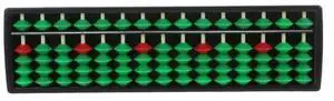 Plastic Abacus Soroban 15 Rods Beads Column School Learning Counting Tool For Ma