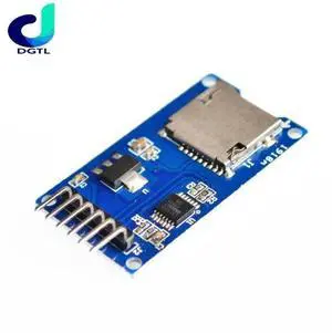 Micro SD card mini TF card reader module SPI interfaces with level converter chip for