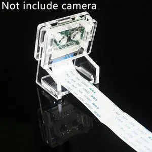 Ov5647 Mini Camera Acrylic Holder Transparent Webcam Bracket For Raspberry Pi 3 Camera Rich