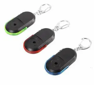 Smart Anti-Lost Alarm Wallet Phone Key Finder Locator Keychain Whistle Sound With LED Light Mini Anti Lost Key Finder Sensor
