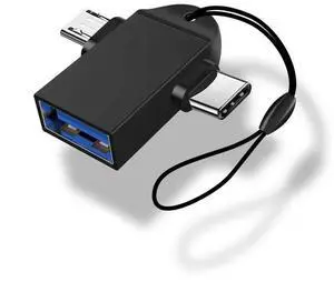 2 in 1 Type C USB 3 0 Female to Micro USB OTG Adapter for Android Phone Data Converter for Tablet Hard Disk Aluminum Alloy 2 in 1 Type C USB 3 0 Female to Micro USB OTG Adapter for Android Phone Data Converter for Tablet Hard Disk Aluminum Alloy