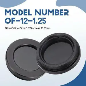 1.25 Inches Black Solar Filter Astronomical Telescope Accessories Optical Glass Lens Optical Filter Lens Filter M28X0.6 Rich