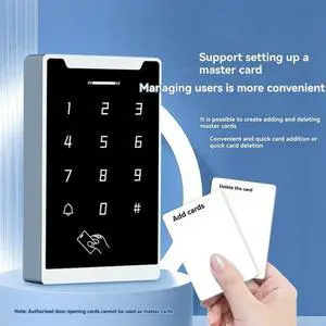 Access Control System Waterproof Door Lock DC 12V 24V Electronic Door Opener Keyboard Card Swiping Password