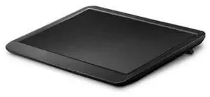 N19 Black Slim Base 14 Inch Support Fan for Laptop Cooler Notebook USB Air Extracting Cooling Fan for Laptop Cool Fans Portable