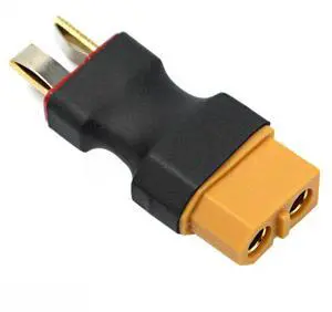 XT60 Female to Male T Plug Connector Adapter No Wires RC LiPo for Deans Male Connector to XT60 Female