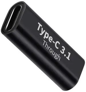 1pc USB Type C 3.1 Coupler Female to USB-C 3.1 Female Adapter Extender Extension Data 10Gbps Fast Charging Connector Converter