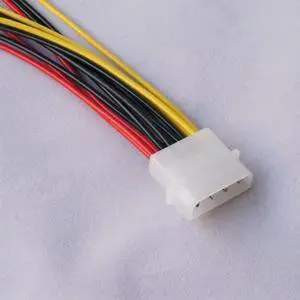 4 Pin Molex Male To 3 Port Molex IDE Female Power Supply Splitter Adapter Cable, 4Pin IDE Power Cables,