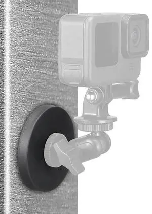 Magnetic Suction Bracket Base 1/4 Inch Screw Thread Hole Action Camera Holder Camera Photography Accessories Rich