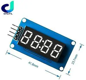 TM1637 LED Display Module For 7 Segment 4 Bits 0.36 Inch Clock RED Anode Digital Tube Four Serial Driver Board Pack