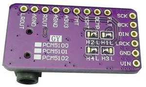 5X PCM5102 I2S IIS Digital Audio DAC Decoder Module Stereo DAC Digital-To-Analog Converter Voice Module For Raspberry Pi
