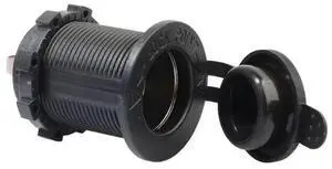 Cigarette Lighter Socket Car Marine Motorcycle ATV RV Lighter Socket Power Outlet Socket Receptacle 12V Waterproof Plug