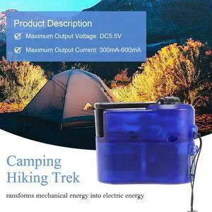 USB Emergency Hand Cranking Dynamo for Universal charger Travel Charger Gadgets Rich