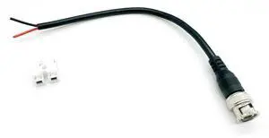 1pcs BNC Q9 Pigtail Cable Bare Wire BNC Male Coaxial Connector Extension Plug with Open End Wire for CCTV Camera Terminal