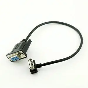 1pc RS232 DB9 Female to USB 2.0 A Female Serial Cable Adapter Converter 8" Inch 25cm