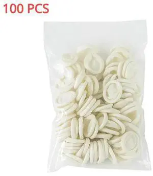 Disposable Fingertips Protector Gloves Natural Rubber Non-slip Anti-static Latex Finger Cots Fingertips Durable Tool Protection