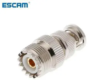 RF Coaxial Adapter Cable Connector, BNC Male Plug To UHF SO239 PL-259 Female Jack