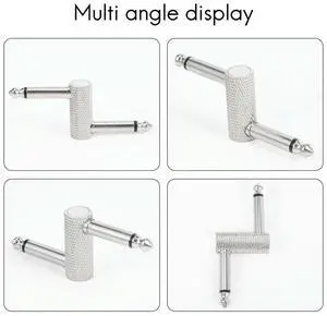 6.35 Adapter Plug Pedal Coupler Sz Type Connector For Guitar Effect Pedal 1/4 Inch High-Grade Amplifier Adapter Rich