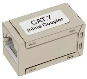 RJ45 Coupler Ethernet Extender 10Gbps, Cat7 Ethernet Coupler Female to Female Connector for Cat7/ Cat6/ Cat5e Cabl